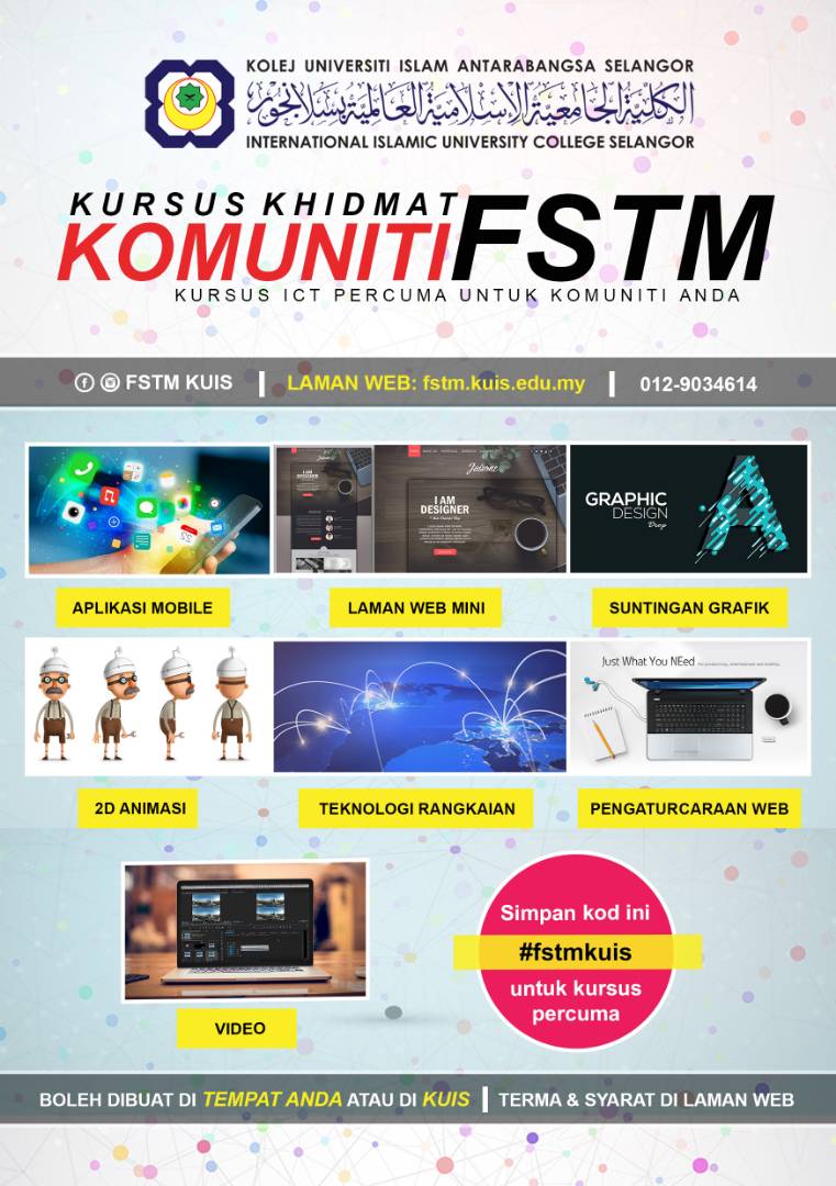 Kursus ICT percuma Khidmat Komuniti FSTM KUIS