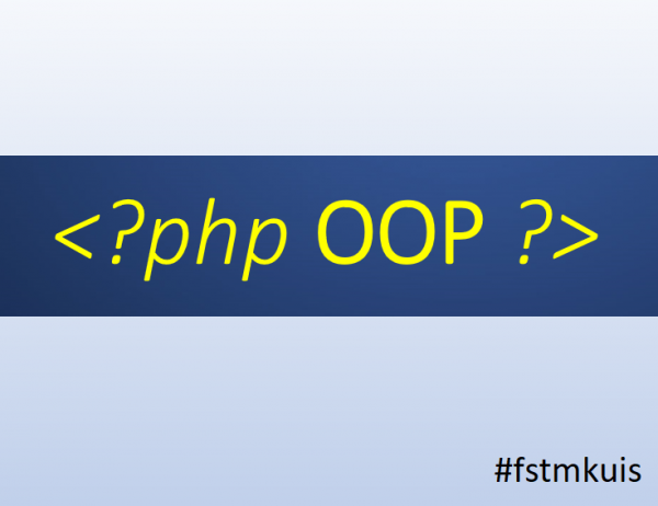 PHP OOP pengaturcaraan berasaskan objek